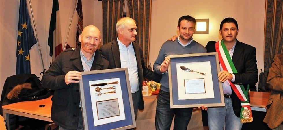 Alfio Ghezzi, Massimo Valenti, Manuel Ferrari e Franco Bazzoli (Foto Nicer)